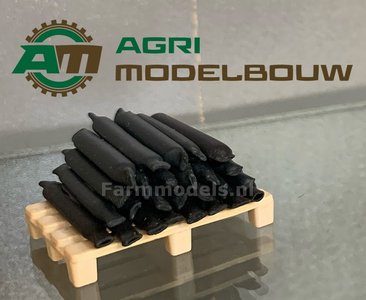 Zandslurven 30 stuks op pallet 1:32 Agri Modelbouw AM-06003