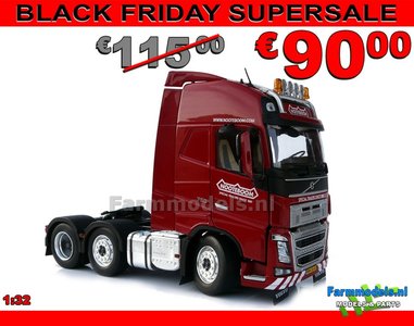 BLACK FRIDAY RED 3 Axle NOOTEBOOM EDITION Volvo FH16 1:32 MM1811-03-01   