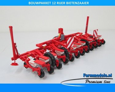 12 rijer Kverneland bietenzaaier BOUWKIT Farmmodels Premium Line 1:32 (HTD)   