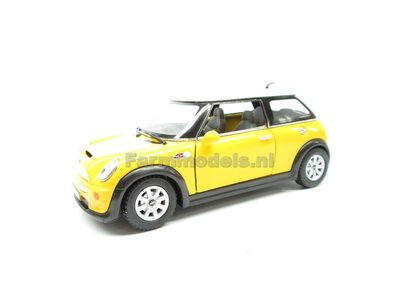Mini Cooper S Yellow 1 32 Farmmodels Miniaturen Onderdelen Mini Cooper S Yellow 1 32
